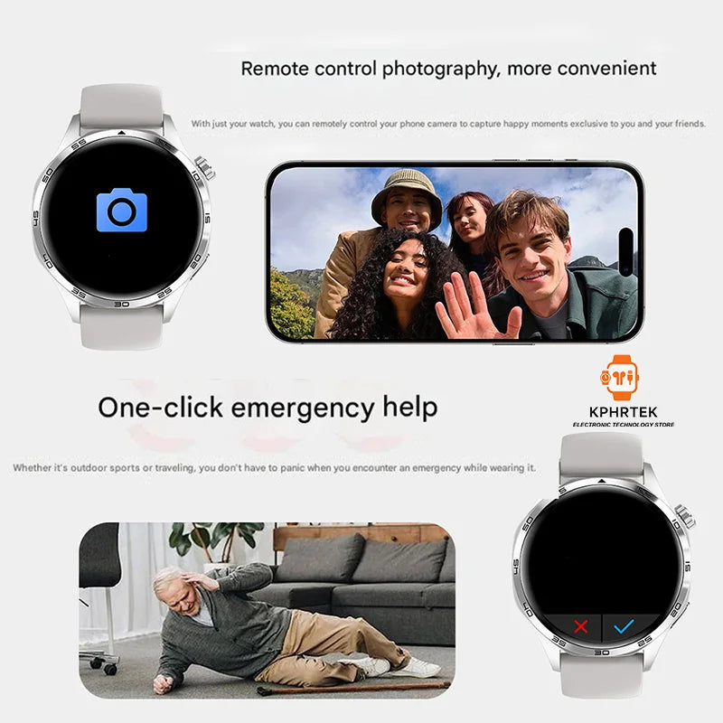 Popular V20PRO round screen smart bracelet GT5 true rate waterproof NFC dual payment AI multi-function smart watch