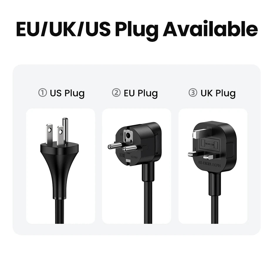 UGREEN 300W GaN Charger Desktop Charging Station USB Charger 140W Max Single Port PD3.1 Fast Charger for MacBook Pro iPad iPhone