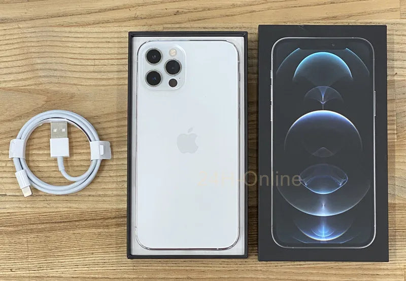 Genuine Apple iPhone 12 Pro Max 128/256/512GB ROM Original 6.7" Retina OLED RAM 6GB A14 Face ID NFC Unlocked 5G 98% New Phone - Universal Market