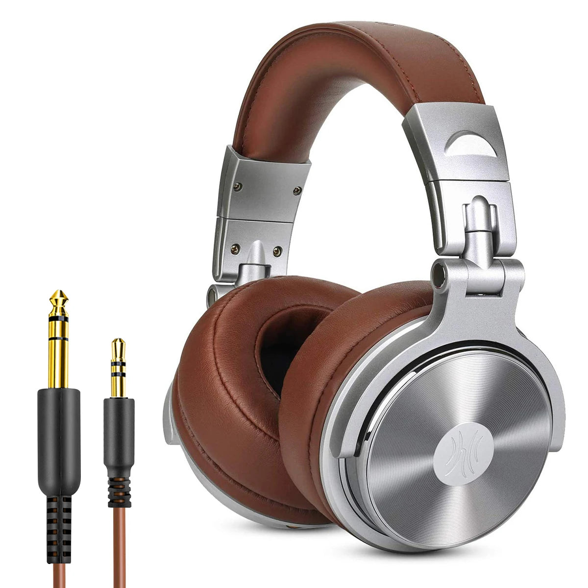 Oneodio Pro 30 Professional Studio DJ Headphones With Microphone Over Ear Wired Earphones HiFi Monitors Foldable Gaming Headset - Universal Market
