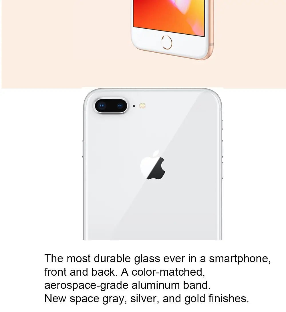 Original Apple iPhone8 Plus iPhone 8 Plus 8P 64GB 256GB ROM 5.5" IPS LCD iOS 4G LTE RAM 3GB Hexa Core 12MP Fingerprint