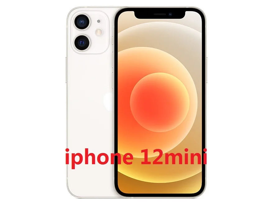 Used iPhone 12 Mini 5G Smartphone Original Mobile Phone with iOS A14 4GB RAM & 64/128/256 GB Storage 5.4'' Dual 12MP Camera - Universal Market