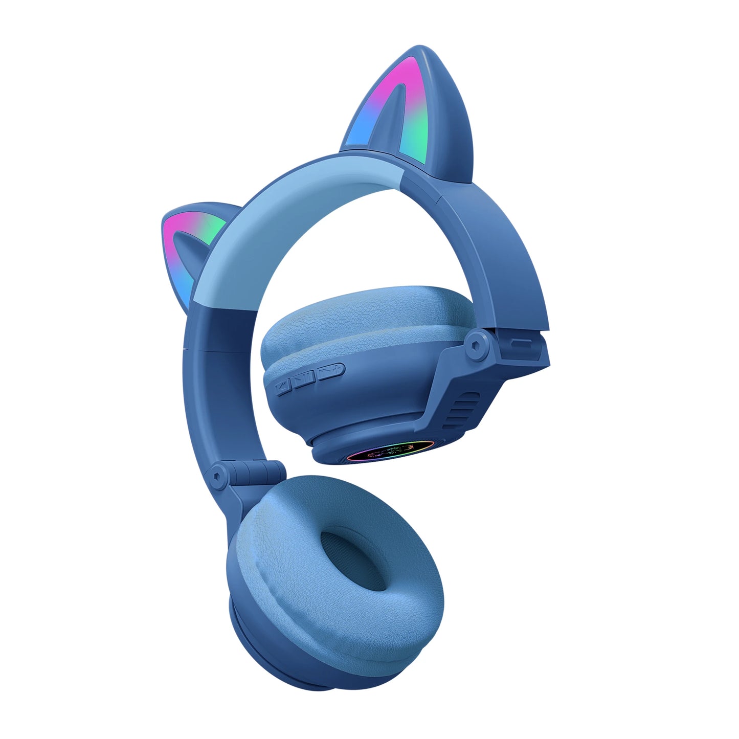 HiFi Girls Wireless Unicorn headphones with Mic phone Stereo Bass Cute Children Music Kid Cat Bluetooth Headsets Support SD Card - Universal Market
