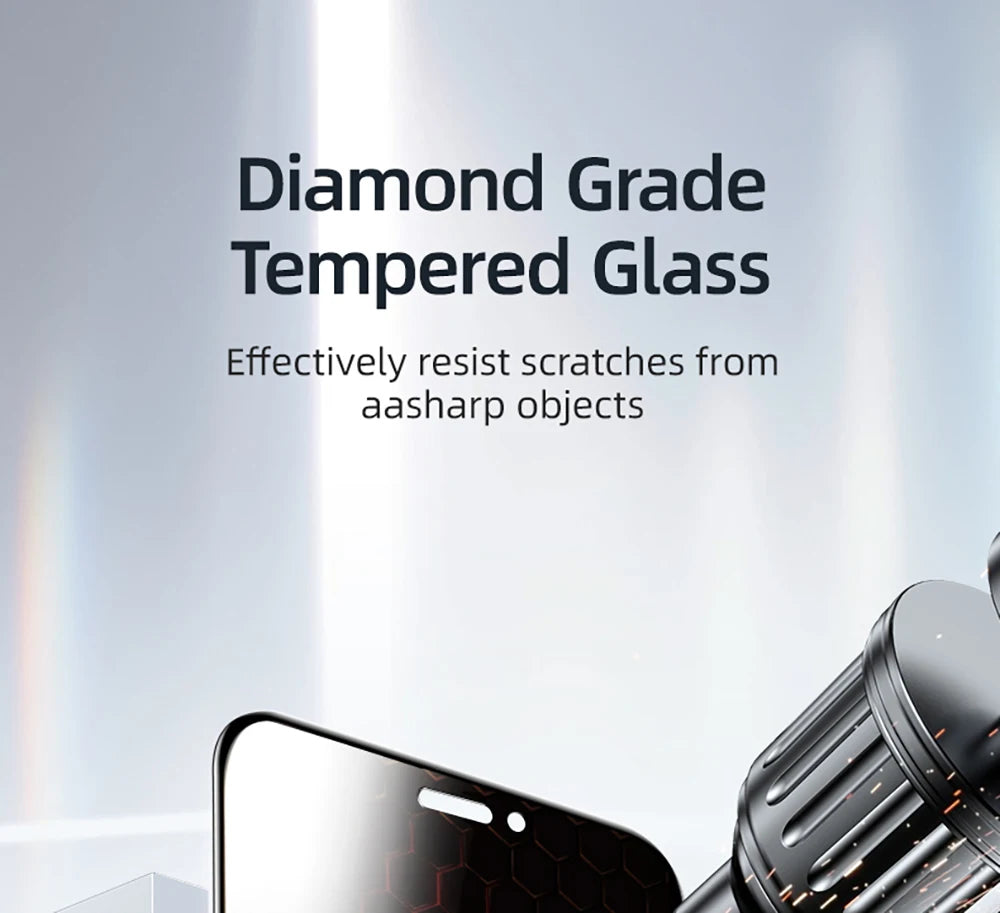 Joyroom Private Glass For iphone 17 16 15 14 ProMax Screen Protector Anti-spy Tempered Glass For iPhone Privacy Screen Protector