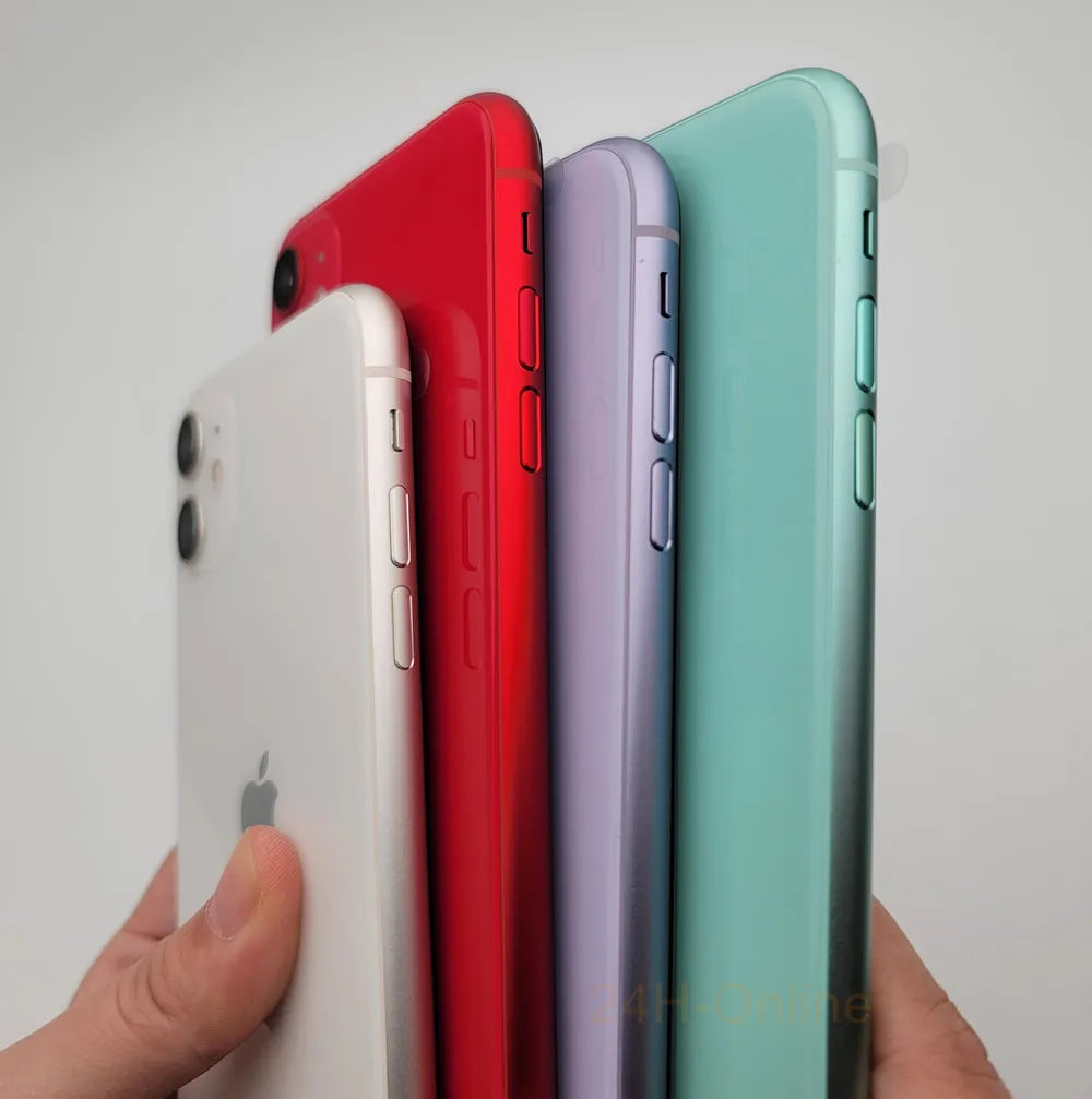Apple iPhone 11 64/128/256GB ROM 6.1" Original Liquid Retina IPS LCD Face ID A13 IOS Genuine iPhone11 Unlocked 4G LTE Cellphone - Universal Market