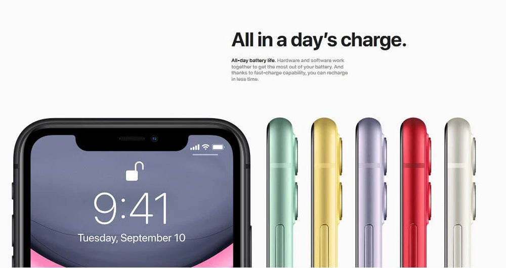 Apple iPhone 11 64/128/256GB ROM 6.1" Original Liquid Retina IPS LCD Face ID A13 IOS Genuine iPhone11 Unlocked 4G LTE Cellphone - Universal Market
