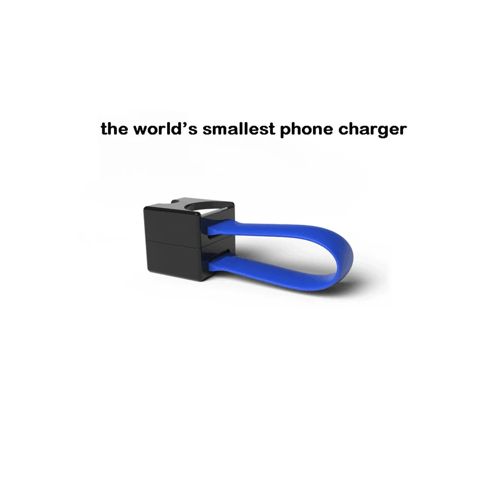Portable Emergency Phone Charger Powered by 2Pcs AA Batteries with Micro USB/ USB-C/ A pple Connectors for Universal Phone
