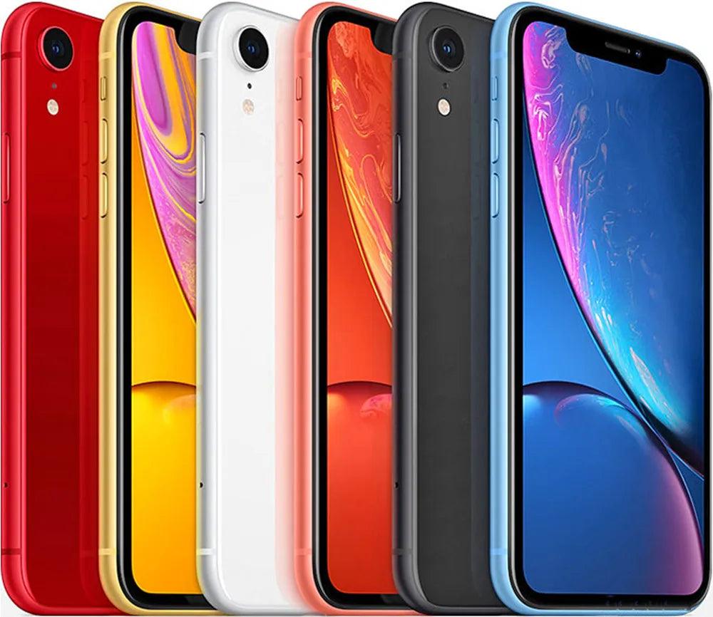 Apple iPhone XR Original 6.1" Liquid Retina IPS LCD RAM 3GB ROM 64GB/128GB/256GB 4G LTE IOS A12 Bionic Face ID Genuine Cellphone