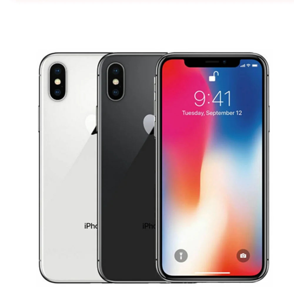 Apple iPhone X 5.8" Original OLED Screen RAM 3GB ROM 64/256GB Face ID A11 Bionic 4G LTE 12MP IOS Unlocked Genuine