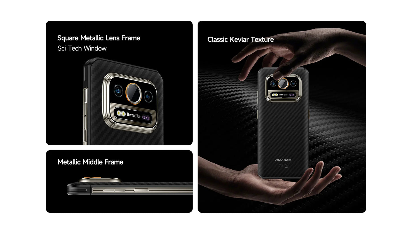 Ulefone Armor 25T 4G Rugged Phone Android 14 33W 50MP+64MP Night Camera NFC Waterproof Smartphone 6.78" 120Hz 256GB ROM Global