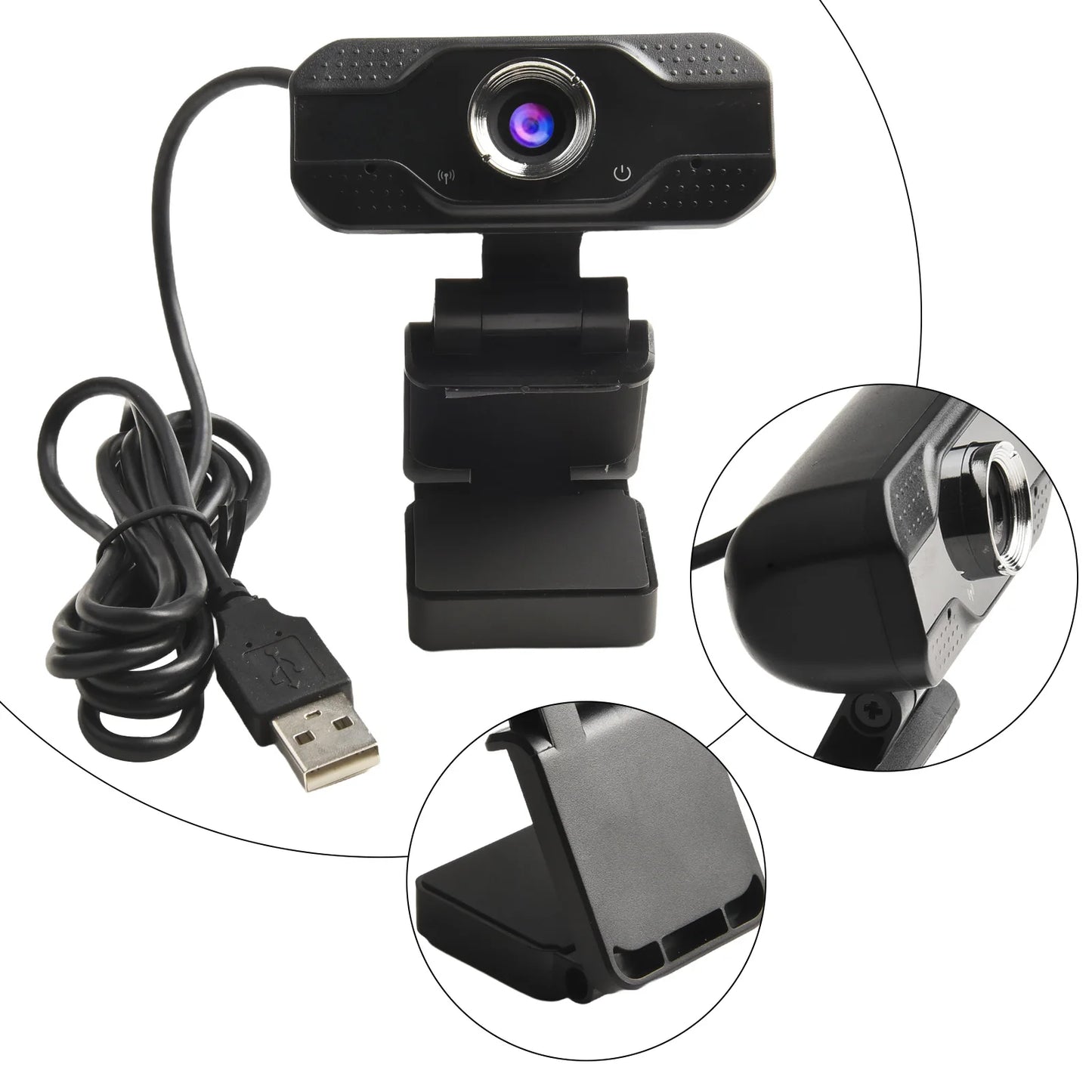 Professional PC webcam 4K HD Computer Network Camera With Mic USB 2.0 For Auto Focus PC Laptop Conference Wide-angle View Camera