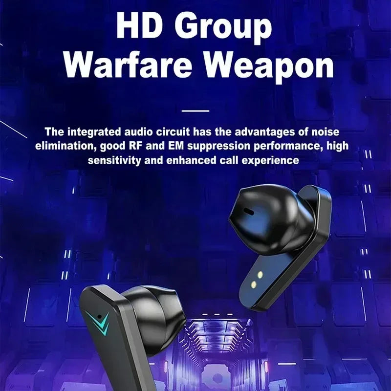 NEW X15 TWS Earphones Bluetooth Wireless Gamer Headphones 65ms Low Latency Earbuds Fone Headset Gamer With Mic Handfree - Universal Market