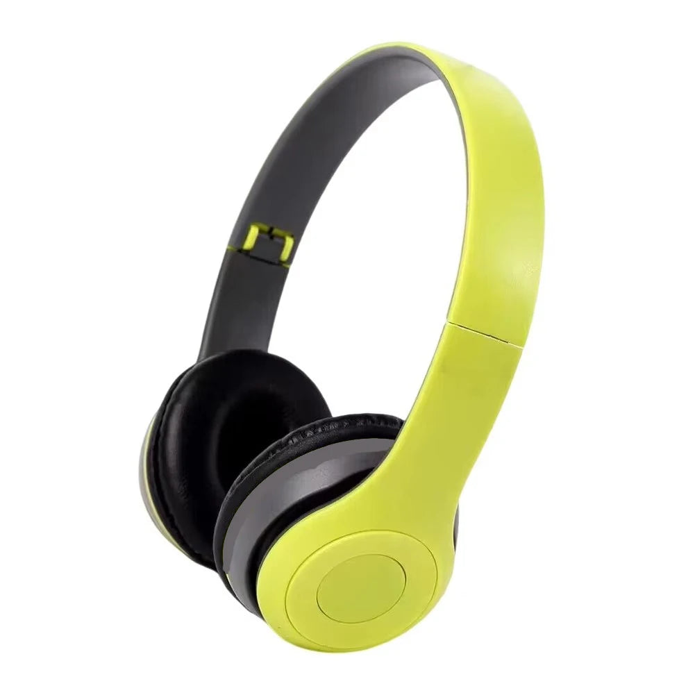 P47 Wireless Headphones Bluetooth 5.0 Earphones Foldable HIFI Stereo Bass for Music Gaming Kid Girl Earphone for Smartphone - Universal Market