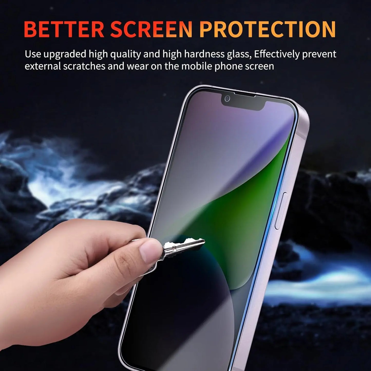 3Pcs 9H Anti Spy Tempered Glass For iPhone 17 Pro Max 17 Air Privacy Screen Protector Film