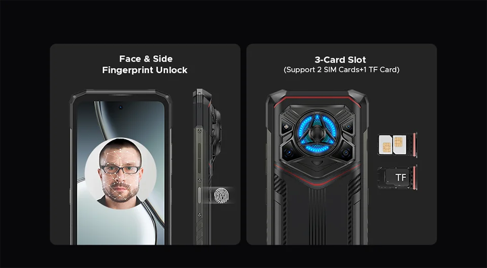 DOOGEE Blade20 Play 5G Rugged Smartphone Android 15 Gemini Al 10300mAh Battery 6.6'' Display AI Camera Mobile phone