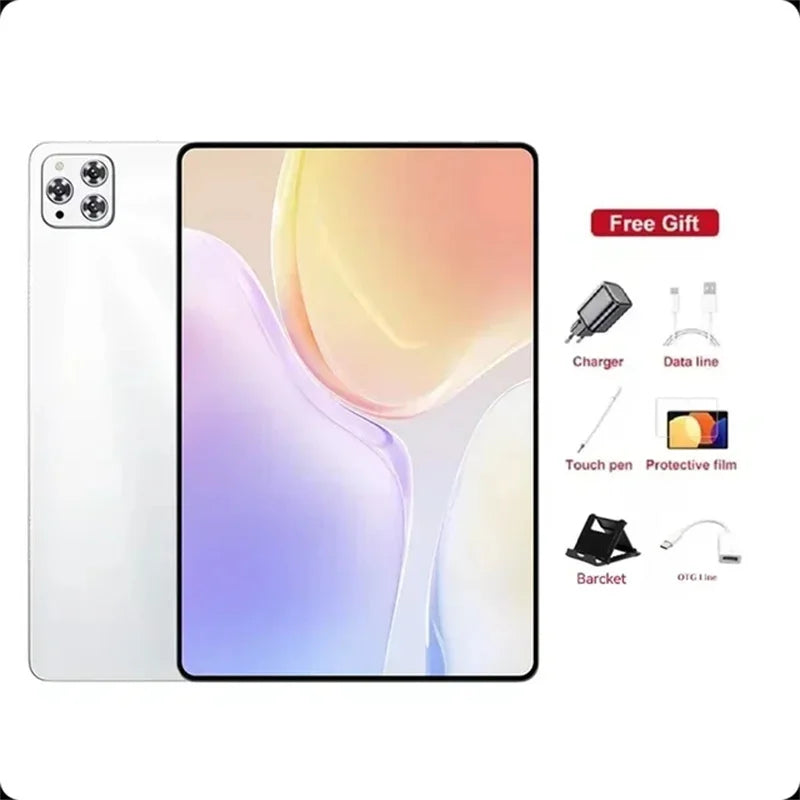 2025 Original 12inch Pad Air Pro Tablet PC 20000mAh Snapdragon 870 Android 14 16GB RAM 1TB ROM 5G Dual SIM GPS 5K 4G WIFI Tablet