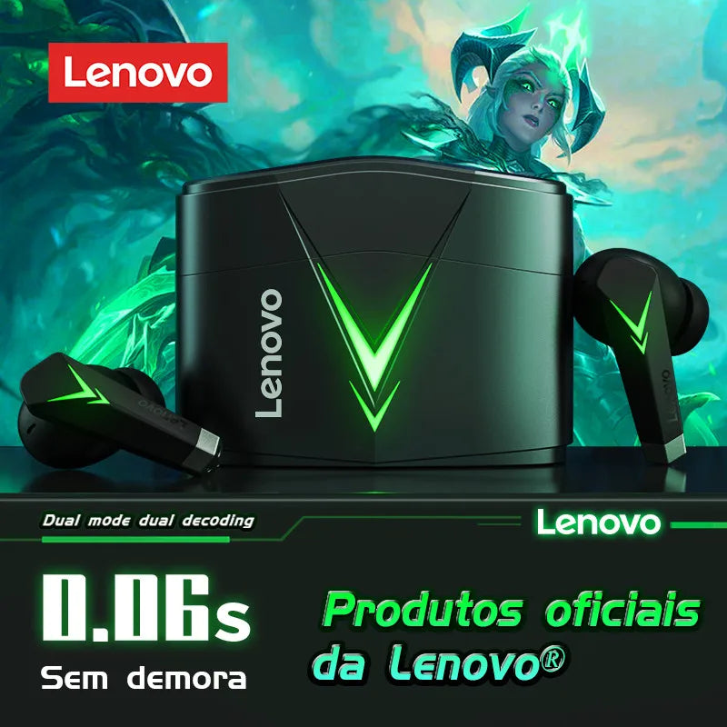 Choice Original Lenovo LP6 TWS Wireless Buletooth V5.1 Earphones Dual Mode Music Gaming Headsets New E-Sports Headphones - Universal Market