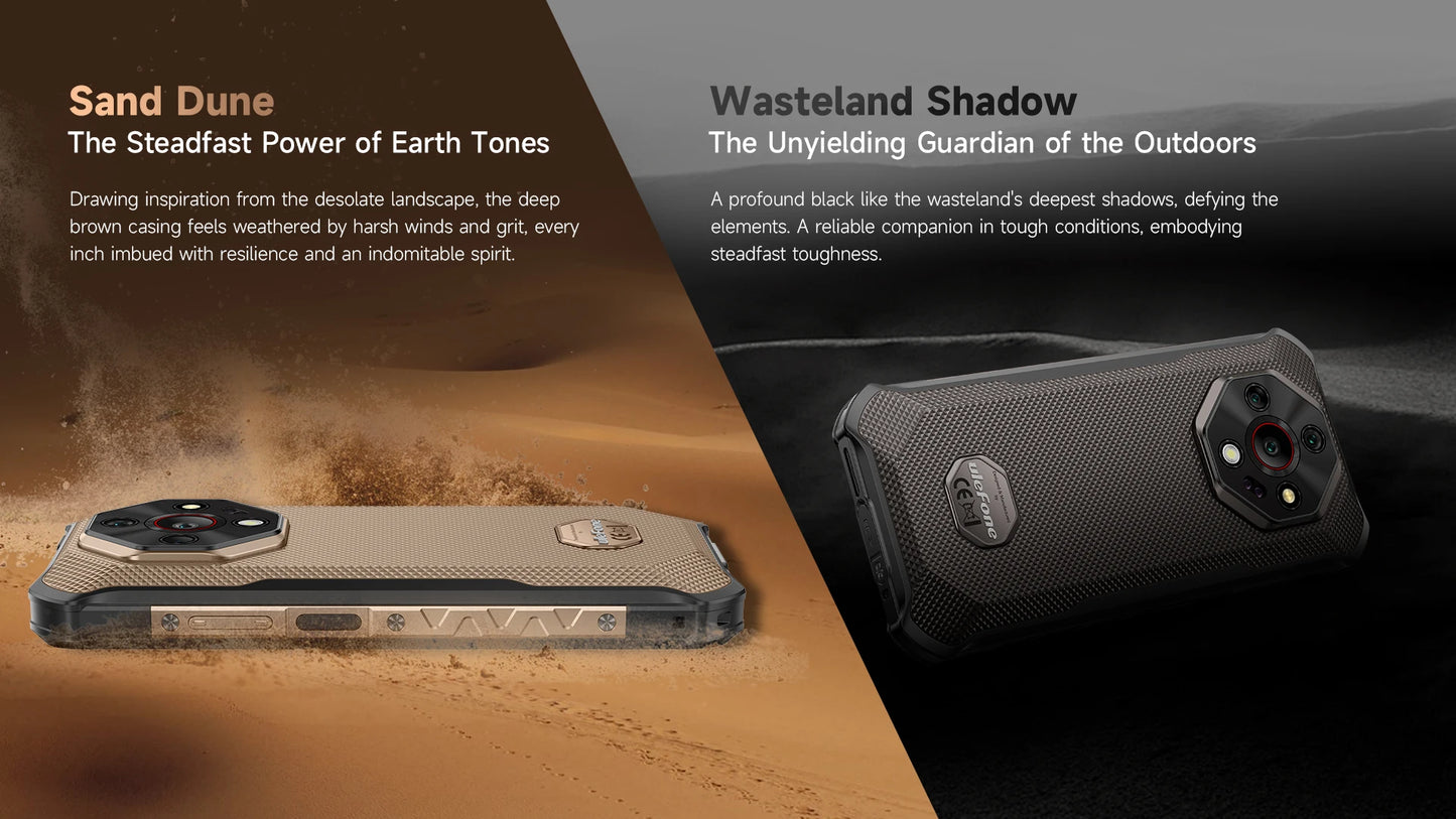 【World Premiere】Ulefone Armor X16 Pro 5G Rugged Phone 10360mAh Battery 256GB ROM NFC Android Smartphone with Google Gemini