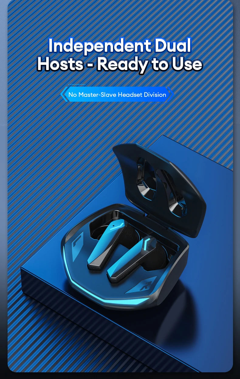 Lenovo GM2Pro Wireless Bluetooth Headset LED Light Waterproof Noise Cancelling Earbuds Wireless Headphones Bluetooth Earphones - Universal Market