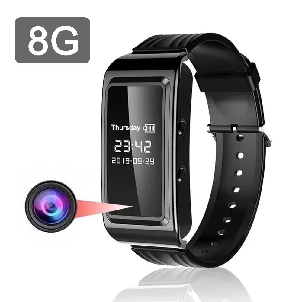 Mini Camera Watch Voice Video Recorder 1080P HD DV Professional Digital Bracelet Dictaphone Sound Small Micro For Home Secure - Universal Market