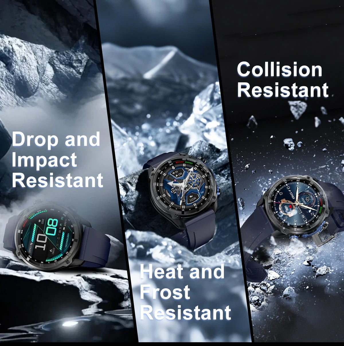 2025 NEW GPS Smart Watch with Offline Map 30m Waterproof 860mAh Big Battery Military Smartwatch Men 4GB Storage Video Player