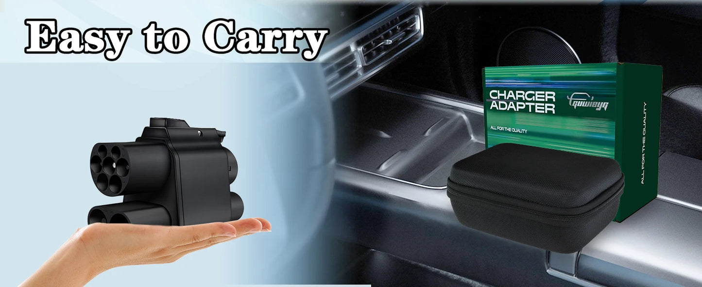 GUWIEYG CCS2 to CCS1 Adapter 350A 350kW From CCS2 to CCS1 DC+AC Electric Vehicle Charger DC 1000V Fast Ev Charging Adapter