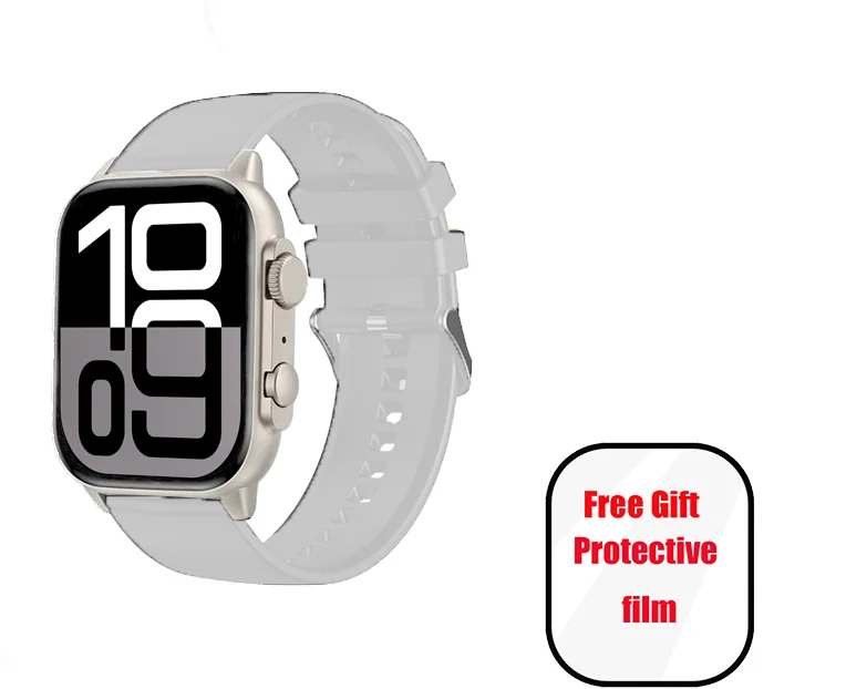 Microwear Smart Watch Ultra 4 Pro Series 10 49mm Gesture Answer ChatGPT NFC Compass Waterproof Sport Smartwatch For Android ios