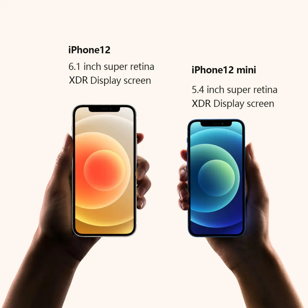 Original Apple iPhone 12 6.1" XDR OLED Unlocked RAM 4GB ROM 64/128/256GB A14 IOS Face ID NFC Original 5G iPhone12 - Universal Market