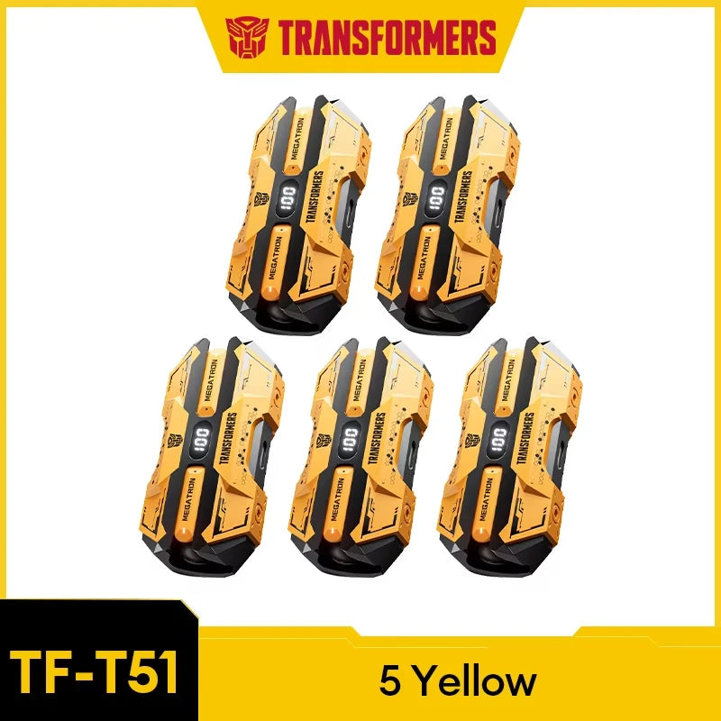 Choice TRANSFORMERS TF-T51 Bluetooth 5.4 TWS Earphones Low Latency Gaming Earbuds Long Endurance HiFi Music Headphones With mic - Universal Market