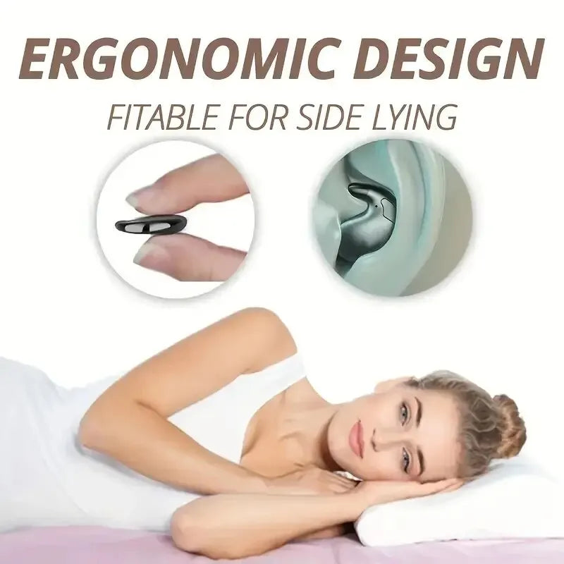 Invisible Sleep Wireless Earphone TWS Bluetooth 5.3 Headphones Hidden Earbuds IPX5 Waterproof Noise Reduction Sports Headset - Universal Market