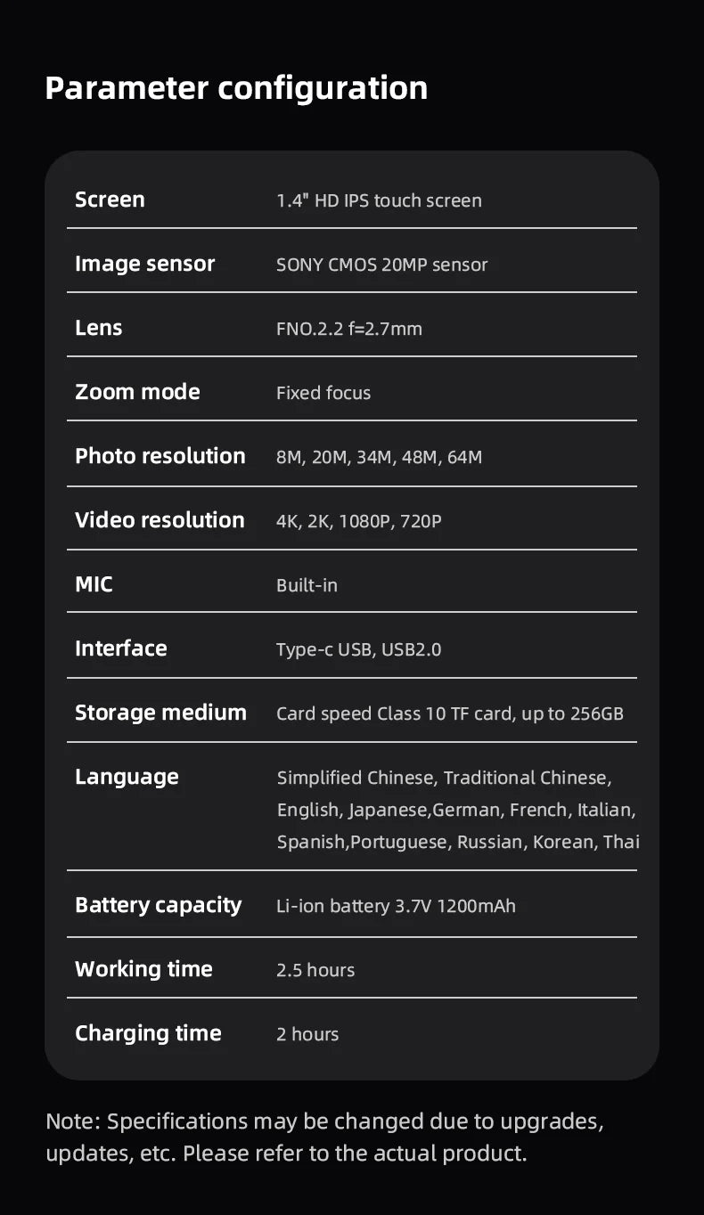 4K HD Action Camera Mini Sports Camera WIFI Wireless Sport Action Cam Waterproof Touchscreen Motorcycle Driving Recorder Outdoor