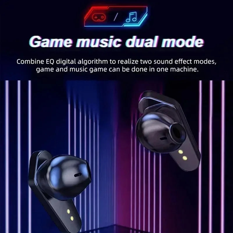 X15 TWS Gaming Earbuds Wireless Bluetooth Earphones With Mic Bass Audio Sound Positioning 9D Stereo Music HiFi Headset For Gamer - Universal Market