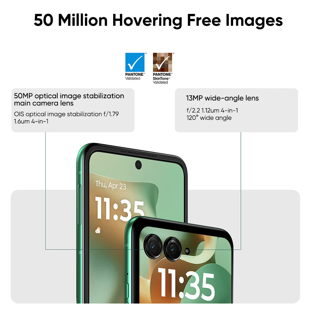Original Motorola Moto razr 60 5G razr60 SmartPhone 6.9 inch PLOED MTK Dimensity 7400X 50MP 4500mAh Foldable Phone 50MP Camera