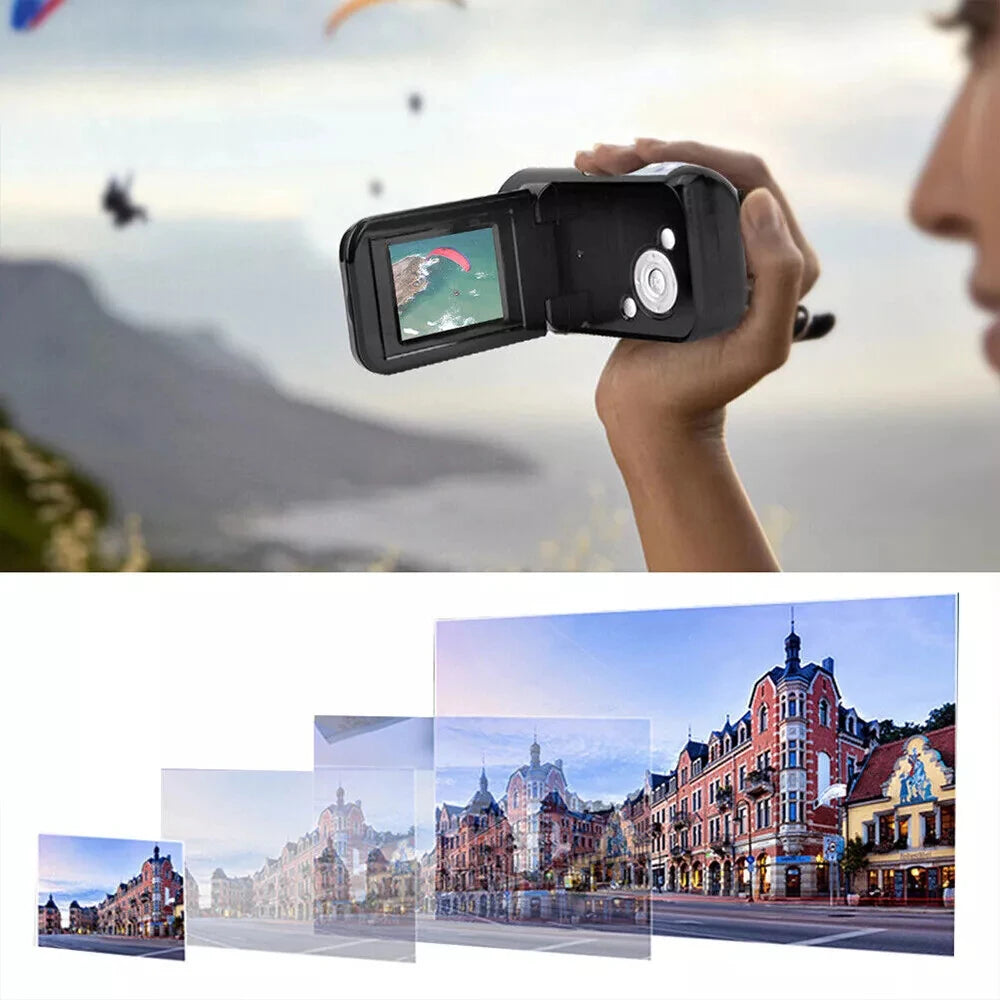32GB 1080P 16MP 16X Zoom Digital Camera With Fill Light 2.0'' Rotatable Screen Camcorder HD Video Recorder Camera Birthday Gift