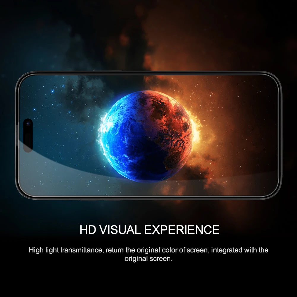 Nillkin For iPhone 15 Pro Max 15 Pro 14 13 12 11 Series Tempered Glass, 2.5D Full Cover Screen Protectors for iPhone 14 Pro 13