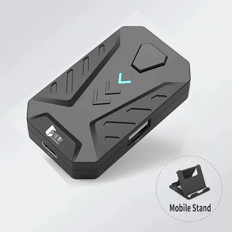 Mobile Game Keyboard and Mouse Adapter, PUBG/Call of Duty Controller Converter Wired/Wireless for Android/(iOS Less than 13.4)
