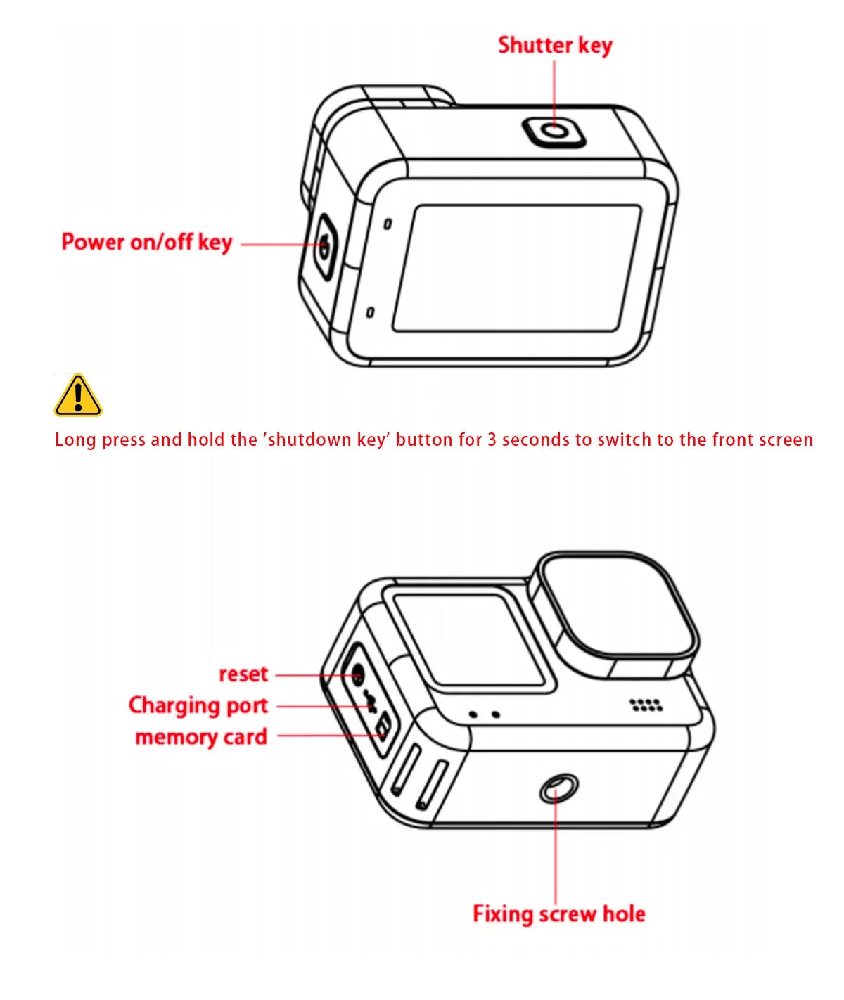 NEW CERASTES V9 4K WiFi Anti-shake Action Camera Go With Remote Control Screen Waterproof Sport Camera pro drive recorde