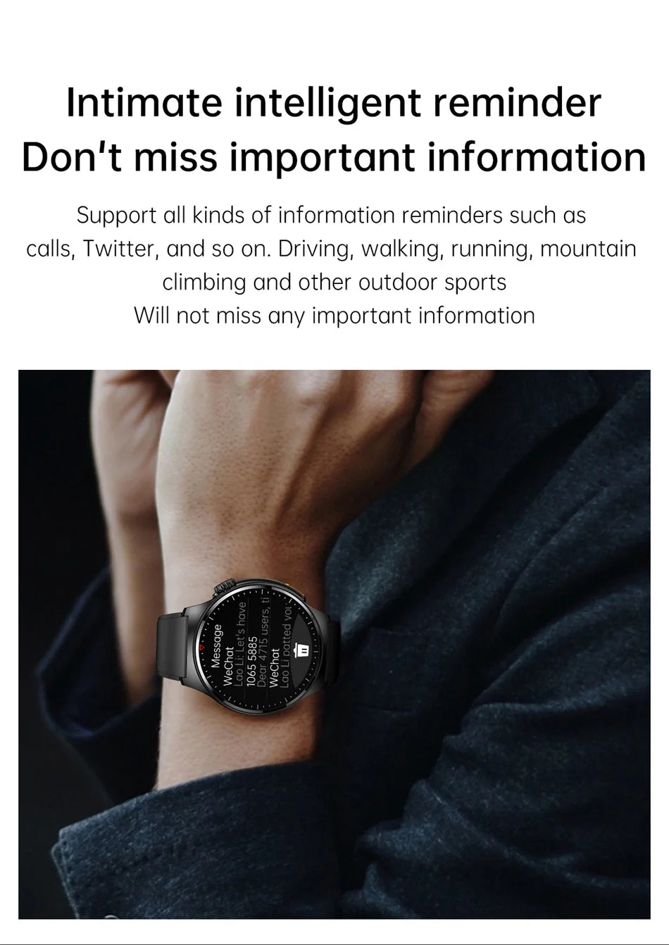 2025 New Outdoor Sport Smart Watch GPS Track Health Monitoring AI Voice Waterproof Fitness Bluetooth Call Smartwatch For HUAWEI
