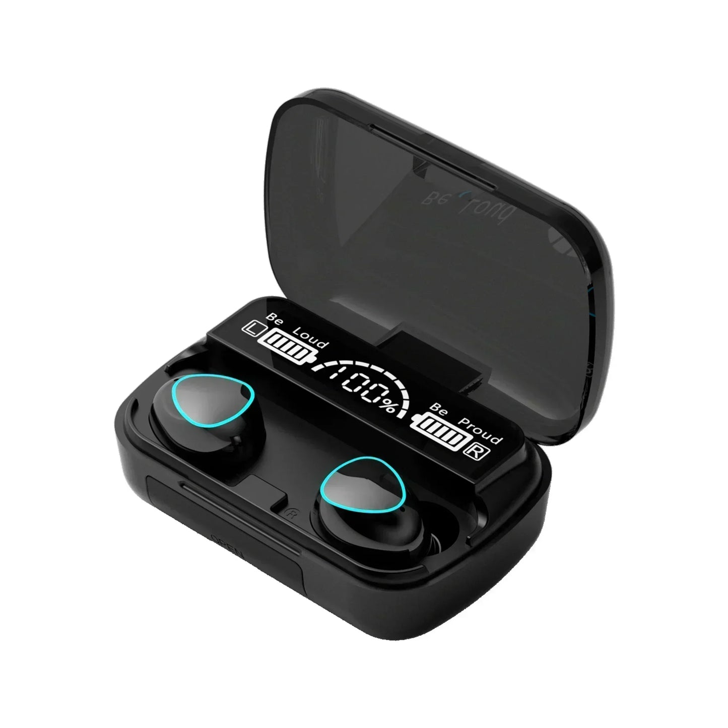 Original M10 Headphones Bluetooth Wireless Earpods Sports Stereo Noise Canceling Headphone Microphone Speaker - Universal Market