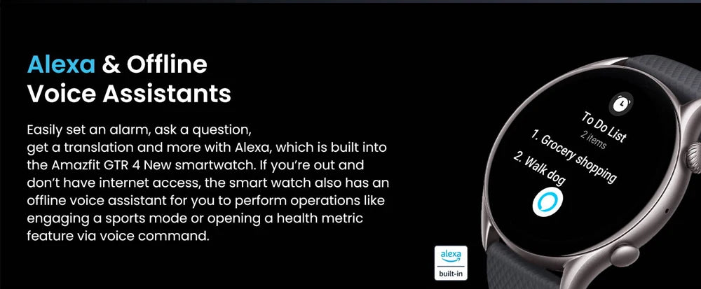 Fast Shipping Amazfit GTR 4 New 46mm Smartwatch AMOLED Display Zepp OS Smartwatch App 12-day Battery Life Watch 150+Sports Modes