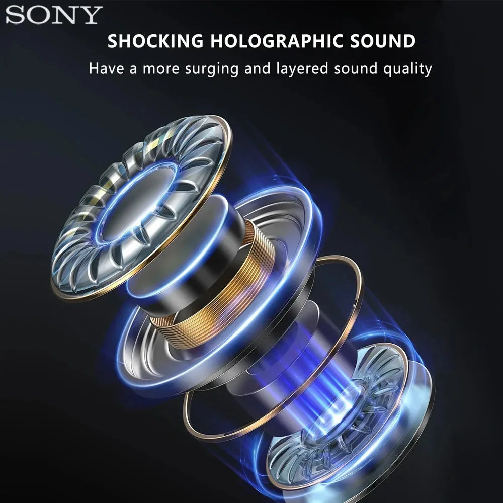 Sony TWS Bluetooth Earphones Wireless Bluetooth Headset Noise Cancelling Earbuds with Mic Pro5 Wireless Headphones for IPhone - Universal Market