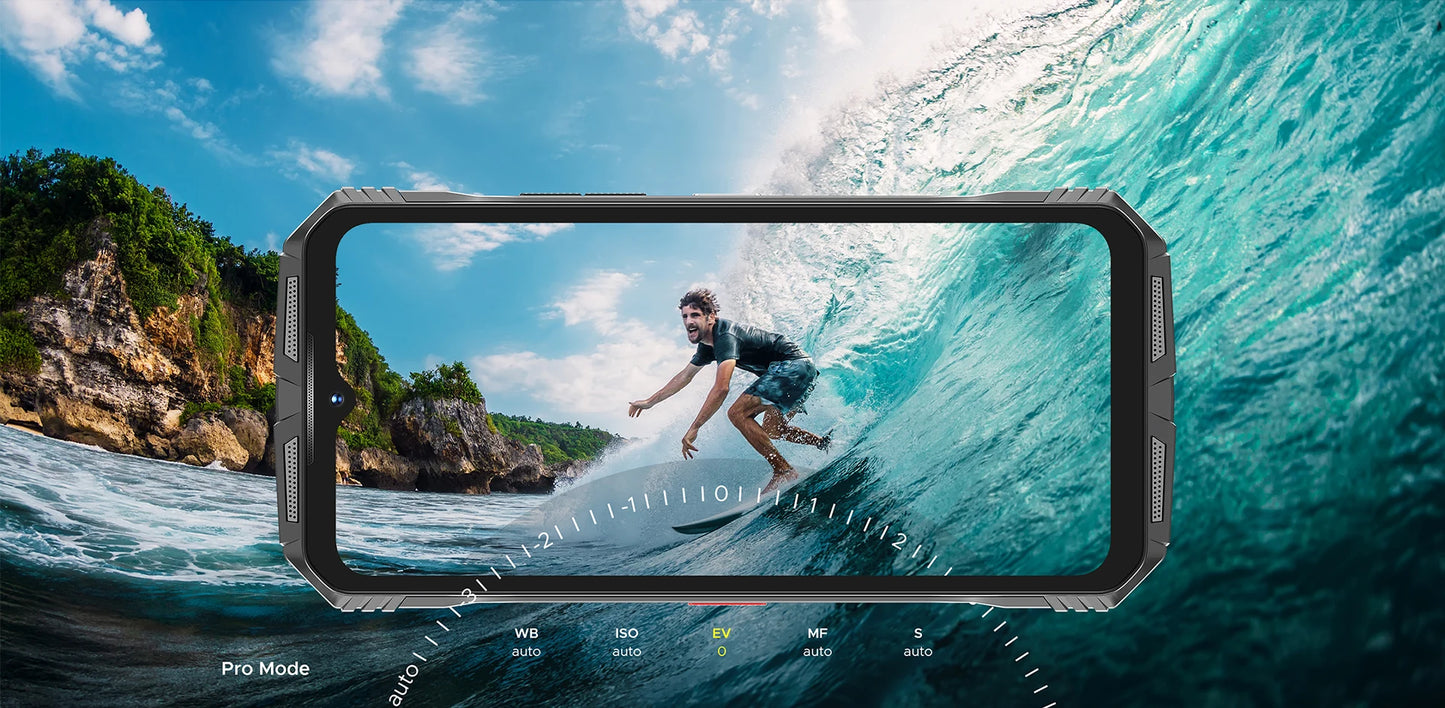 DOOGEE S118 Pro 5G Rugged Phone Dimensity 7050 10800mAh Battery 6.6'' FHD 120Hz 8GB RAM 512GB ROM Cell Phone NFC