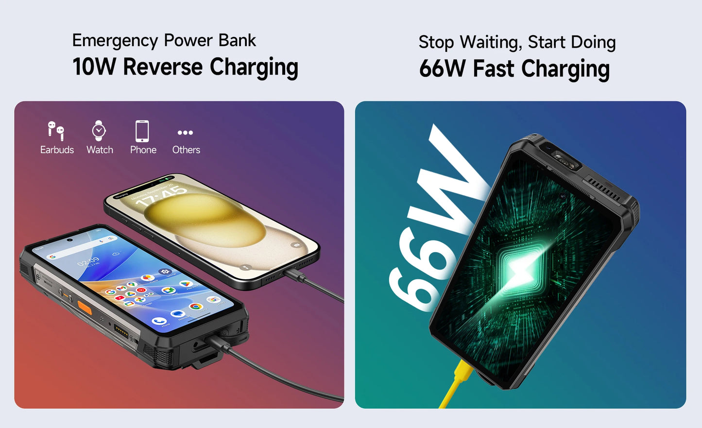 Ulefone Armor 34 Pro 5G AI 25500mAh Rugged Phone Smartphone Android 15 32GB+512GB Built-in DLP Projector 6.95" NFC Mobile Phone