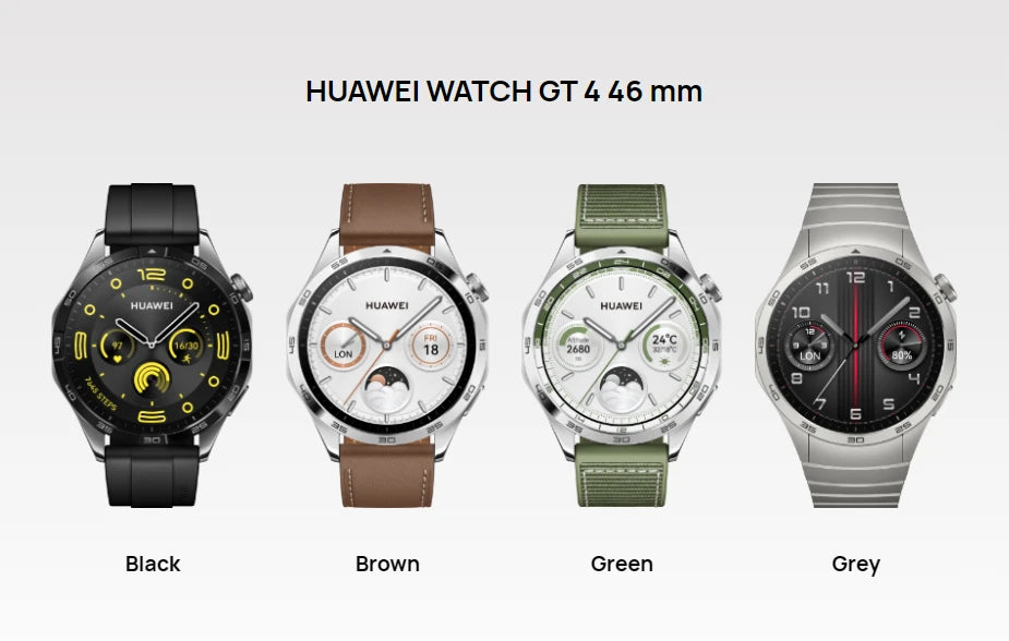 Smartwatch,HUAWEI Watch GT 4,Smart Watch,Custom Watch Faces,up to 14 days battery,HUAWEI TruSeen™ 5.5,Answer Bluetooth Calls