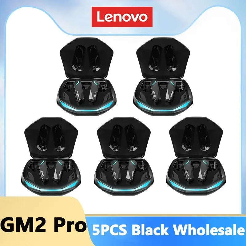 Choice Lenovo GM2 Pro Bluetooth 5.3 Earphones Sports Headset Wireless In-Ear Gaming Low Latency Dual Mode Music Headphones - Universal Market
