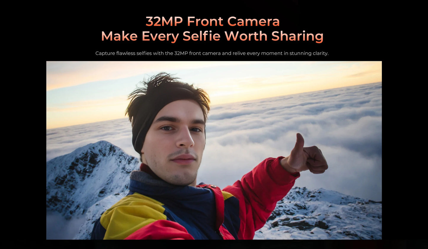 Oukitel WP55 Pro 5G Rugged Smartphone Android 15.0 New 6.6" Product Global Version 48GB(16+32) +512GB 108MP Cell Mobile Phone