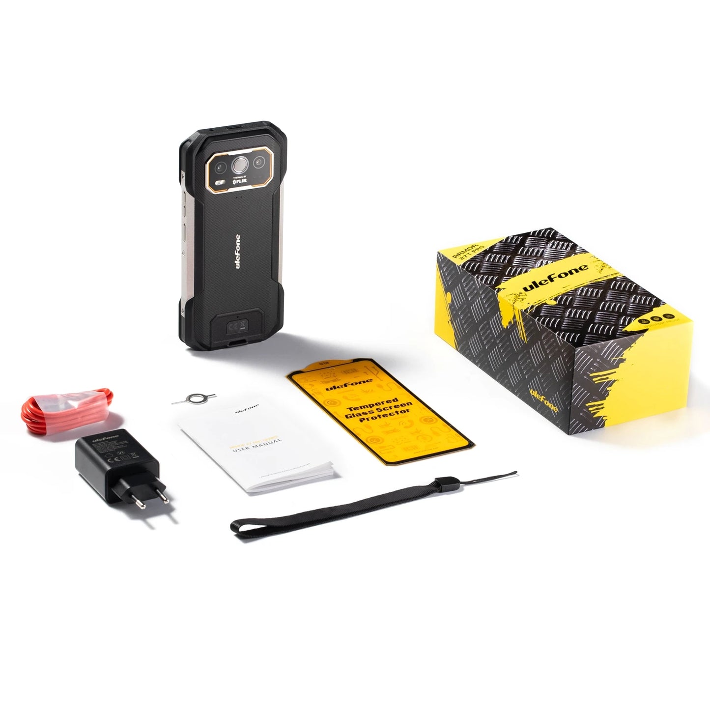 Ulefone Armor 27T Pro Rugged Phone 5G Thermal Imaging 6.78'' 10600mAh 33W 12GB+256GB 64MP Night Vision Camera Android 14 NFC