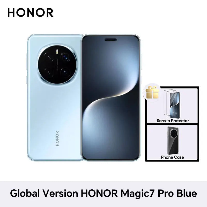 2025 New Arrivals HONOR Magic7 Pro Global Version 5G Smartphone Snapdragon 8 Elite 6.8'' 120Hz Display 100W SuperCharge IP69