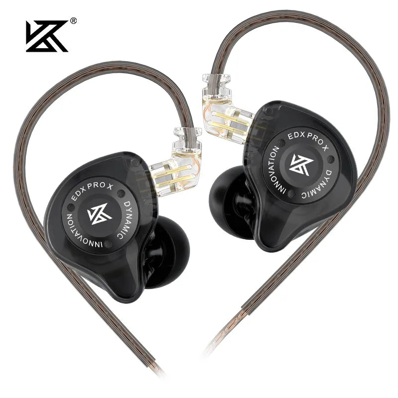 KZ EDX PRO X In Ear Dynamic Drive Earphone HIFI Bass Music Earbud Sport Noise Cancelling Headset ZSN ZST ZS10 pro x C12 CRA - Universal Market