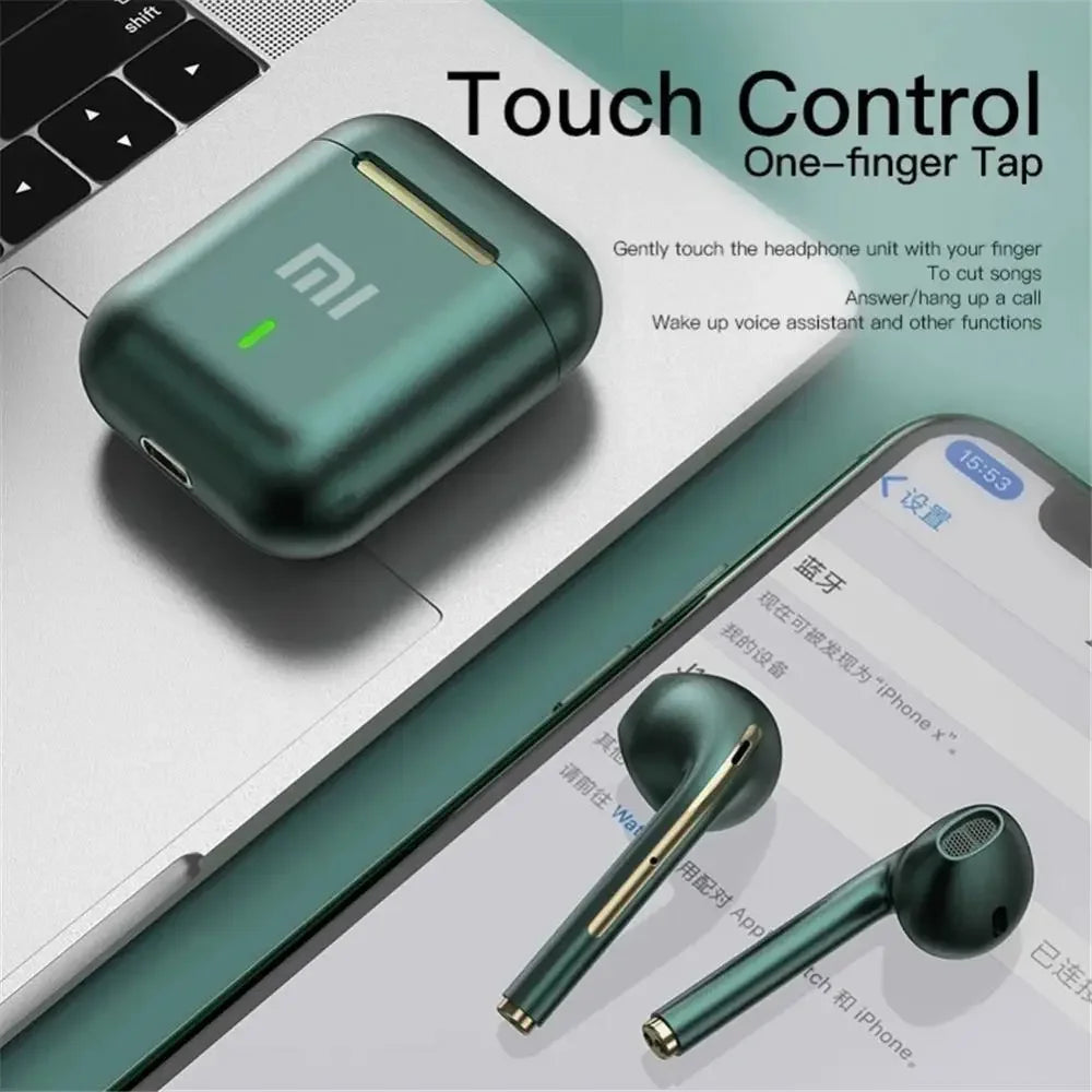 Xiaomi J18 Wireless Earphones HiFI In Ear Stereo Microphone Bluetooth Touch Waterproof Noise Reduction Sports Office Earphones - Universal Market